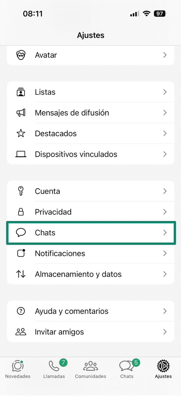 Tap Chats Es 1