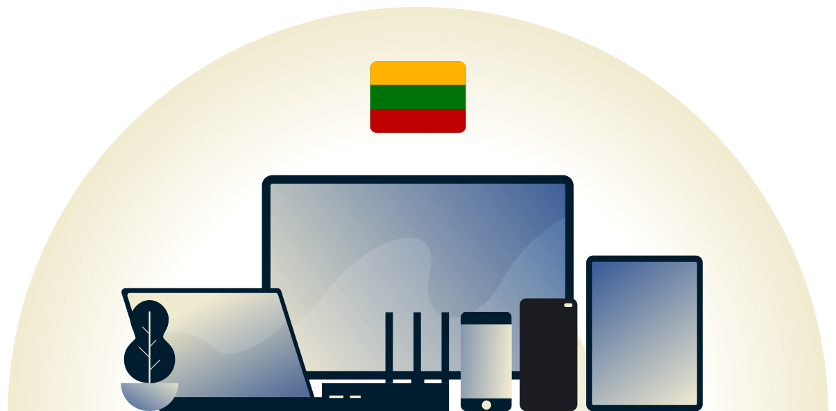 UN VPN lituanien protégeant une variété d'appareils.